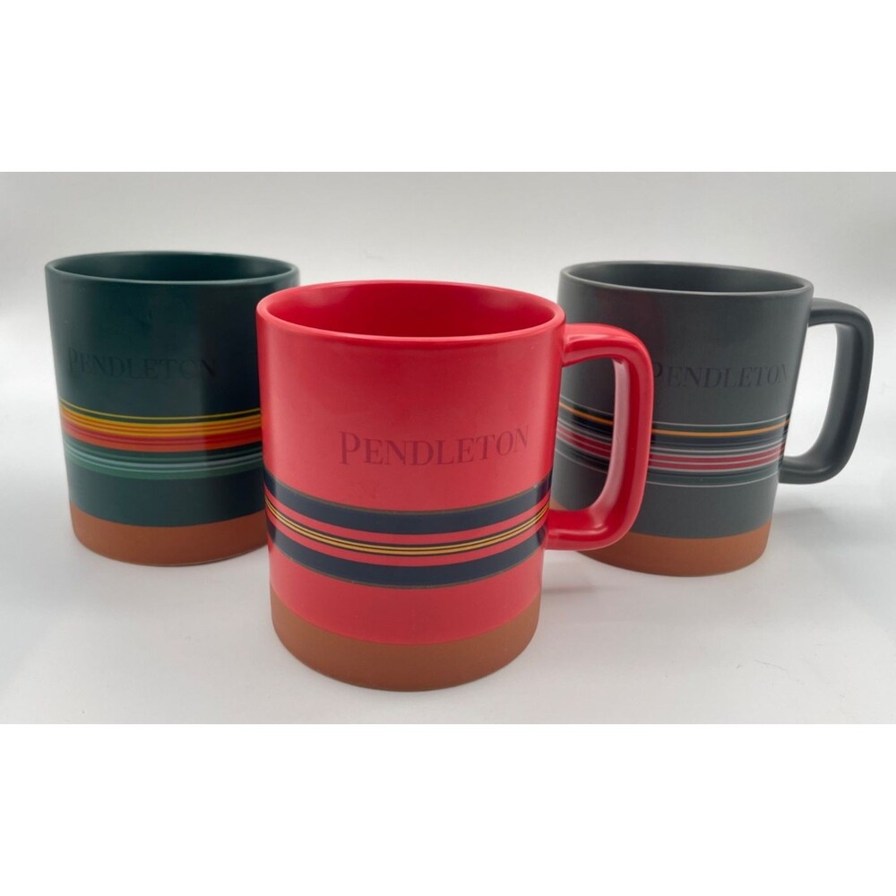 Pendleton Woolen Mills Coffee Mug National Parks 18 oz CHOOSE Red, Green, Gray